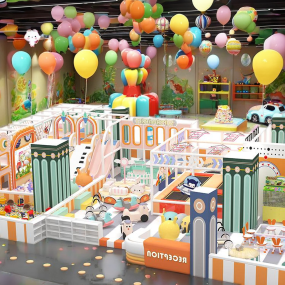 Preschool Playground Supplier - Fun House Plastic Indoor Equipment