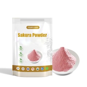 Factory Supply 100% Pure Low Price Sakura Cherry Blossom Extract Sakura Powder