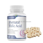 Ausreson Iron Folic Acid Tablet Pill Halal Food Grade Organic Supplement Vitamin B9 600mg Folic Acid Tablets for Pregnant Women