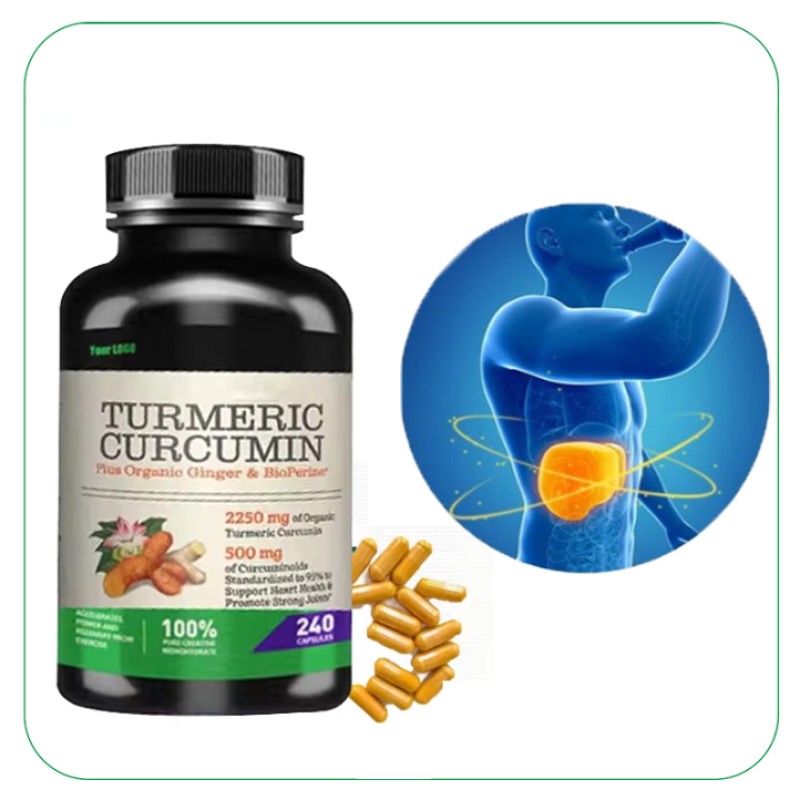 OEM Curcumin Turmeric Root Extract 95% Supplement Naturewise 95% Organic Curcumin Capsules