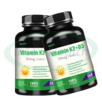 Ausreson Halal Vitamin D3 K2 Softgels MK7 Vegan Support Immune Bone Health Supplement 100000 Iu 50000iu Vitamin D3 K2 Capsules