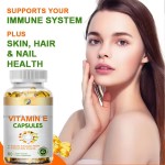 Ausreson OEM Vitamin E Oil 400mg 1000 mg Bulk Vitamin E Soft Capsule Halal Skin Whitening Supplement 400iu Vitamin E Softgels
