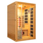 Sauna Room Manufacturer - 2-Person Canadian Hemlock Red Cedar