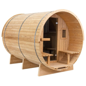 Barrel Sauna Supplier - New Traditional Canadian Red Cedar Outdoor