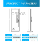 Wall-Mounted Vending Machine Supplier - Commercial Metal Food Vending Machine