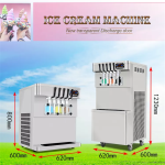 Desktop Ice Cream Maker Manufacturer - 5 Flavors Desktop Ice Cream Maker