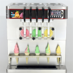 Desktop Ice Cream Maker Manufacturer - 5 Flavors Desktop Ice Cream Maker
