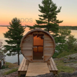 Barrel Sauna Supplier - New Traditional Canadian Red Cedar Outdoor