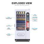 Multifunction Vending Machine Factory - Multifunction Combo Steel Construction