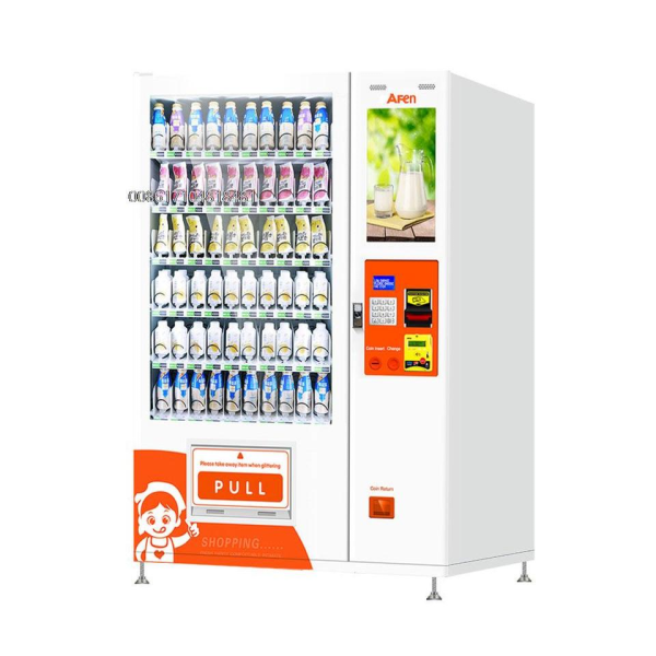 Automatic Vending Machine Manufacturer - Automatic Touch Screen Combo Milk