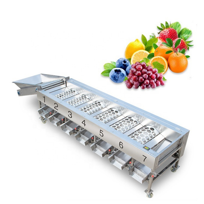 Fruit Grading Machine Manufacturer - Automatic Fruit Grading 6 Grades