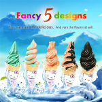 Desktop Ice Cream Maker Manufacturer - 5 Flavors Desktop Ice Cream Maker