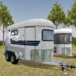 Horse Trailer Factory - Straight Load 2-Horse Safety Float