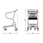 Airport Trolley Factory - Stainless Steel 4 Wheel Brake Luggage Cart