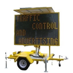 VMS Trailer Factory - Amber Color LED Sign Trailers