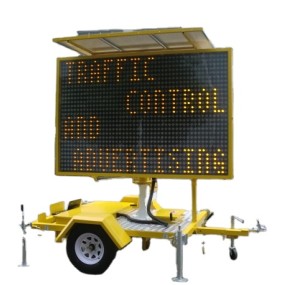 VMS Trailer Factory - Amber Color LED Sign Trailers