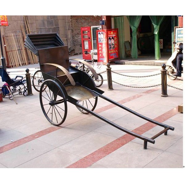 Rickshaw Cart Manufacturer - Human-Powered Two-Wheeled Street Show