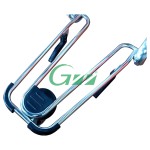 Airport Hand Cart Supplier - Stainless Steel 3-Wheel Passenger Luggage