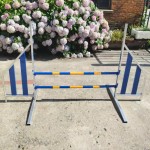 Dog Agility Hurdle Factory - Aluminum Double-Bar Jump Fence