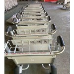 Airport Baggage Trolley Manufacturer - Aluminum Handbrake 3 Wheels Cart