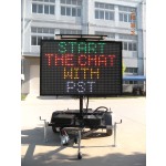VMS Trailer Factory - LED Sign 400 Amber Color Display