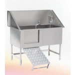 Pet Bathing Tub Supplier - Luxury Stainless Steel SPA Grooming