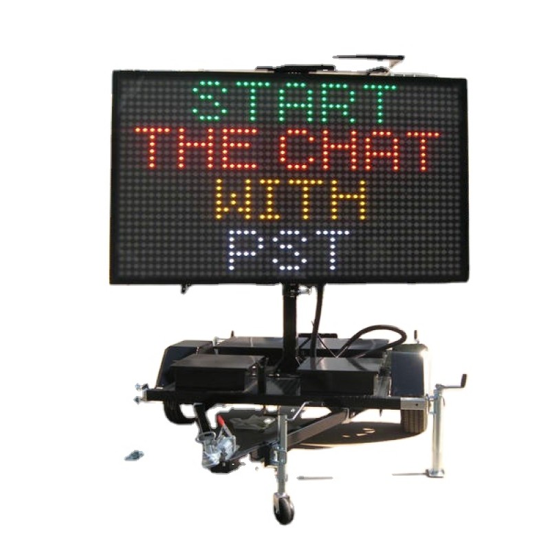 VMS Sign Trailer Manufacturer - 4 Color GW-VM 400C Display