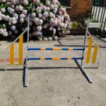 Dog Agility Hurdle Factory - Aluminum Double-Bar Jump Fence