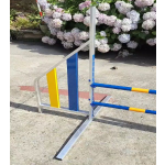Dog Agility Hurdle Factory - Aluminum Double-Bar Jump Fence