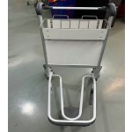 Airport Luggage Trolley Factory - Aluminum Alloy 3 Wheel Hand Braked