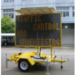 VMS Trailer Factory - Amber Color LED Sign Trailers