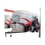 Horse Float Manufacturer - Straight Load 2-Horse Trailer Design