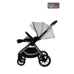 Milk White Stroller Manufacturer - Factory Milk White Canopy Folding
