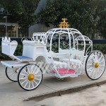 Horse Carriage Manufacturer - White Holy Pumpkin Wedding