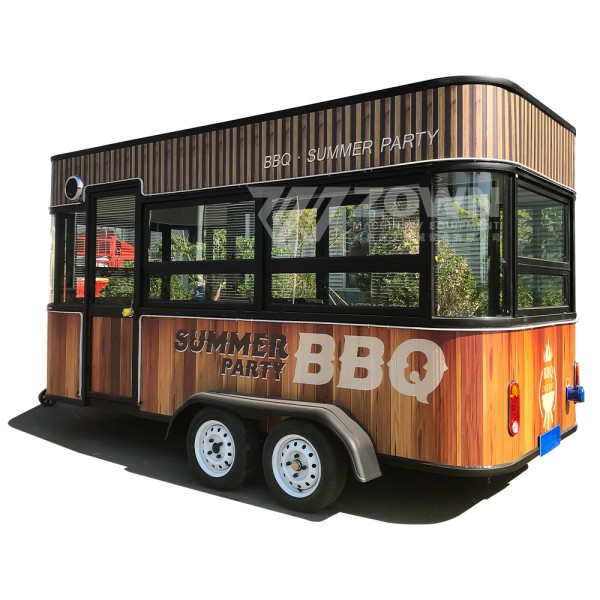 Juice Cart Manufacturer - Outdoor Sale Mini Trailer