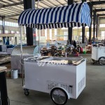 Electric Food Cart Supplier - Three Wheels Customizable Ice