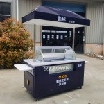 Portable Coffee Cart Supplier - Customized Metal Retro Beer