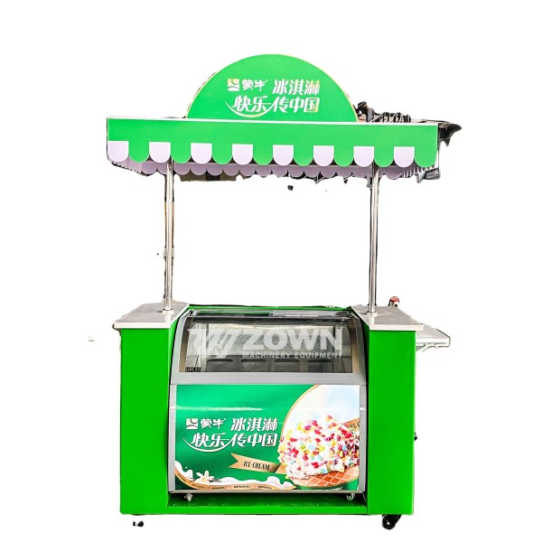 Electric Food Cart Supplier - Three Wheels Customizable Ice