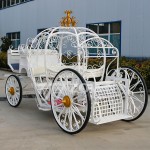 Horse Carriage Manufacturer - White Holy Pumpkin Wedding