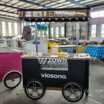 Electric Food Cart Supplier - Three Wheels Customizable Ice