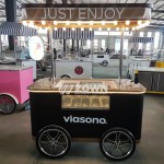 Portable Coffee Cart Supplier - Customized Metal Retro Beer