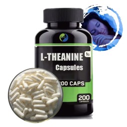 Ausreson L-theanine Supplement OEM Private Label Amino Acid 200mg Organic L-theanine Capsules