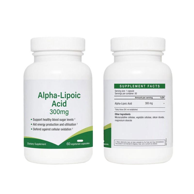 Dietary Supplement Weight Lossy ALA Capsules 600mg Alpha Lipoic Acid Capsules