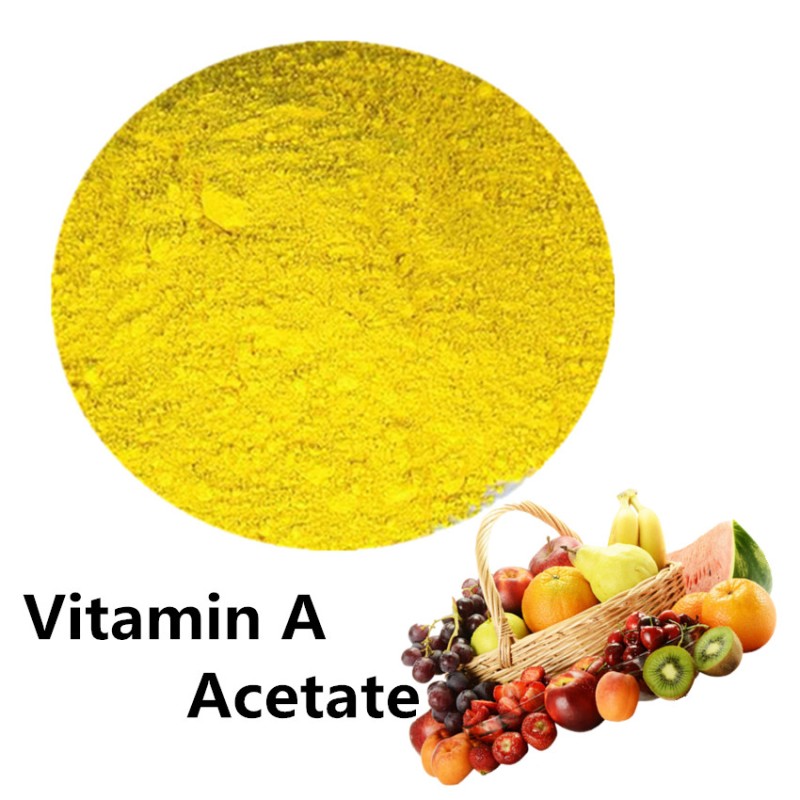 Vitamin a Acetate Powder Supplements Wholesale 325000IU/g Vitamin a Acetate