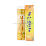 Ausreson Vitamin c Effervescent Tablets Supplement Skin Whitening Multivitamin Effervescent 1000mg Vitamin c Effervescent