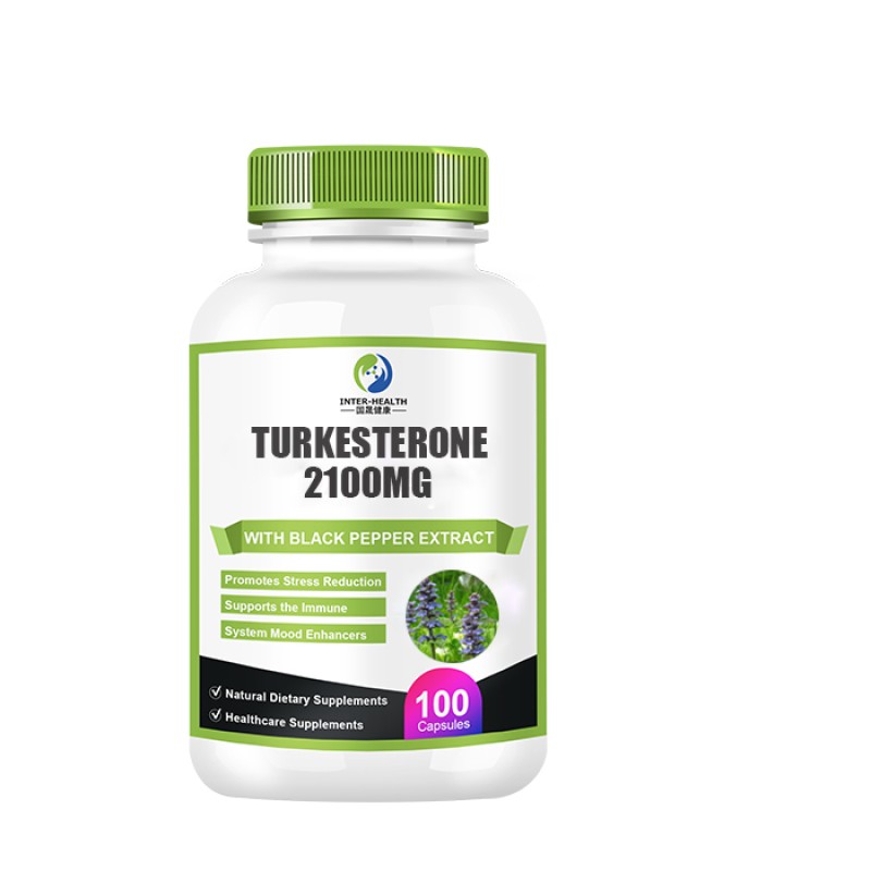 Ausreson Turkestanica Extract Supplement OEM Pure 10% 2% 500mg Turkesterone Capsules