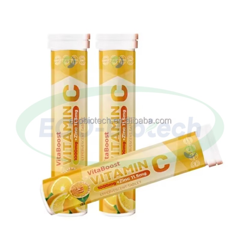 Ausreson Vitamin c Effervescent Tablets Supplement Skin Whitening Multivitamin Effervescent 1000mg Vitamin c Effervescent