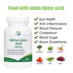 Ausreson Alpha Lipoic Acid Capsules Support Capsule OEM Food Supplements 600mg R Alpha Lipoic Acid Capsules
