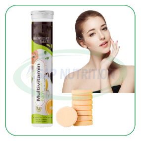 Ausreson Vitamin C Effervescent 1000Mg Vitamin D B6 Tablet Vitamin C D3 Multivitamin Effervescent Tablets