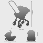 Baby Stroller Manufacturer - 4 in 1 Lightweight Aluminum Alloy Frame